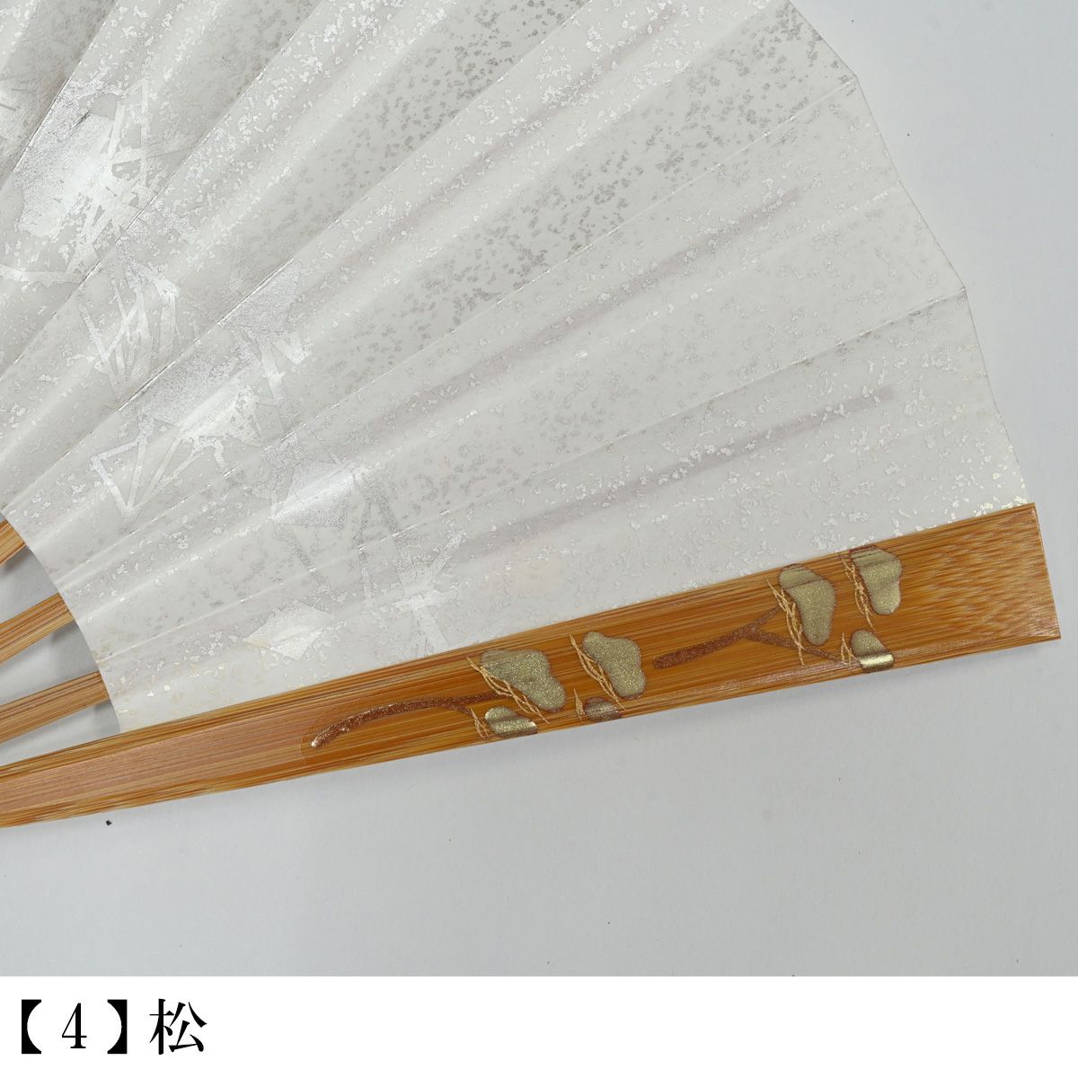 金彩蒔絵入り扇子（末広）白竹：つゆくさ公式通販サイト