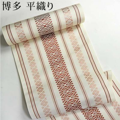博多織 名古屋帯 博多帯 八寸帯 献上柄 透けない平地 本場筑前 森 