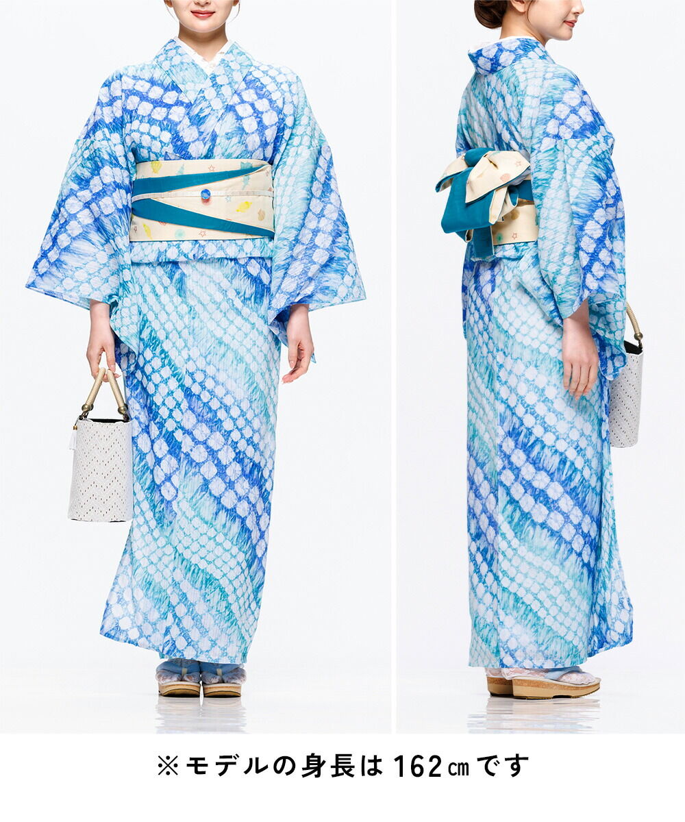 新品未使用 有松絞り 鳴海絞り 浴衣の反物 着尺 しぼり シボリ 未湯の 