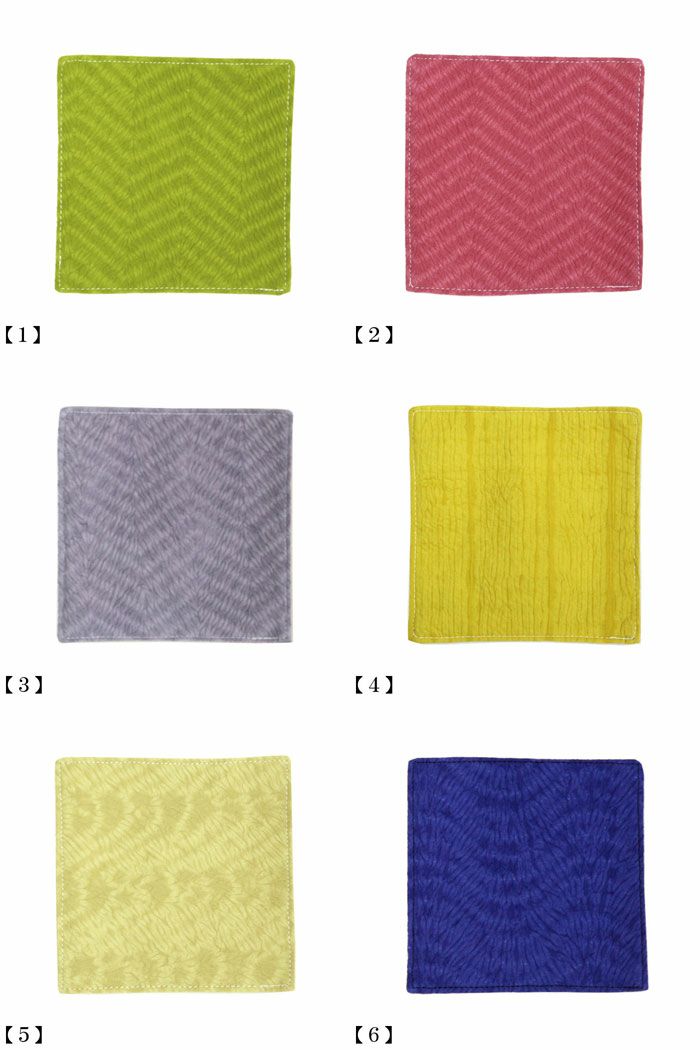 有松絞り✴︎単色 コースター 有松絞り 布 綿100％ 日本製 おしゃれ かわいい