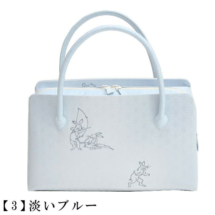正絹 利休バック☆犬と草花 和装バッグ☆いぬイヌDog