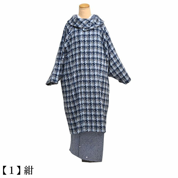 着物コート 和装コート 千鳥格子柄：つゆくさ公式通販サイト