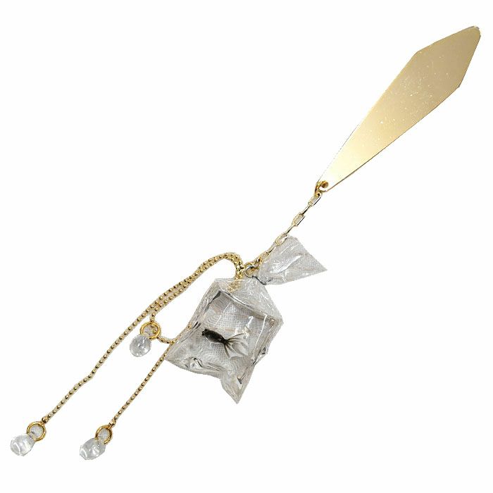 南京ユンジン装飾品 帯飾り 根付け 金魚 浴衣 着物 ラストロ LUSTROL ACCESSORY：つゆくさ