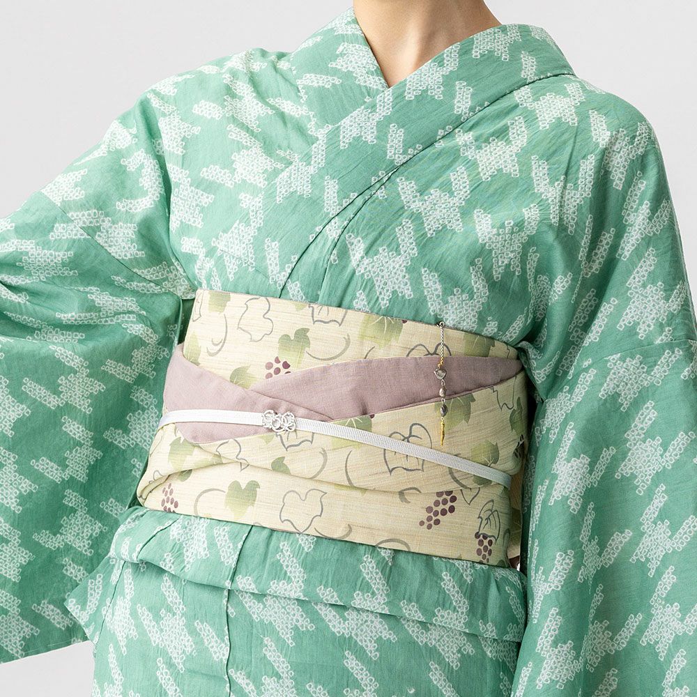 最高級絹織り品】完全一点もの◇牡丹唐草文の日本製絹