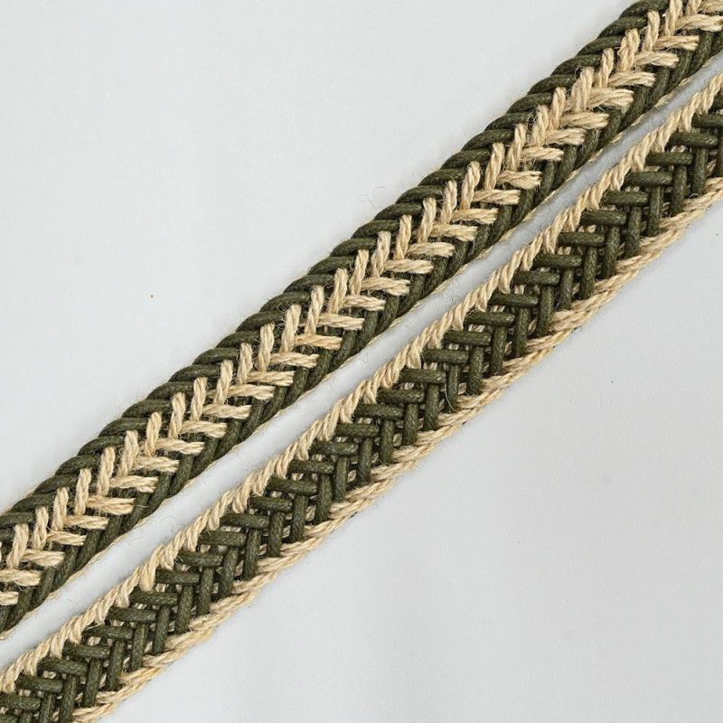 夏用 帯締め ツートンカラー 麻 綿 撚り房：つゆくさ公式通販サイト