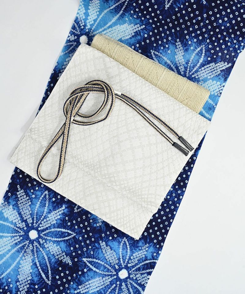 夏用 帯締め ツートンカラー 麻 綿 撚り房：つゆくさ公式通販サイト