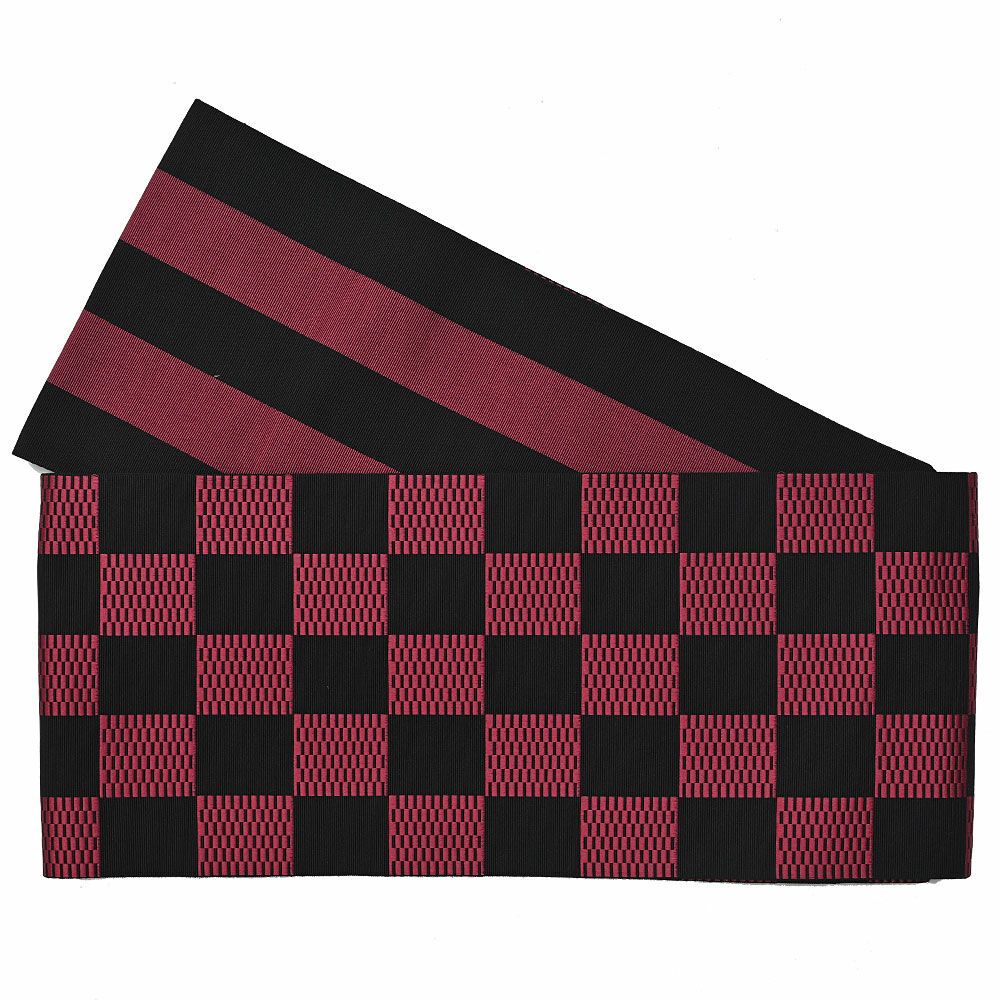 博多織 博多帯 半幅帯 博多小袋帯 長尺 森博多織 謹製 正絹