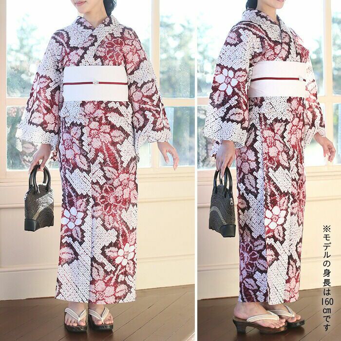 50000円均一セール】浴衣 有松絞り つゆくさの有松鳴海絞り浴衣