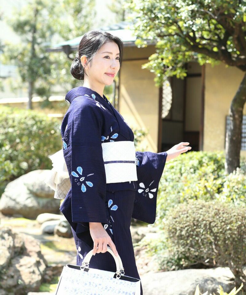 有松絞り浴衣 - 週末きもの専門店 yorimichi KIMONO