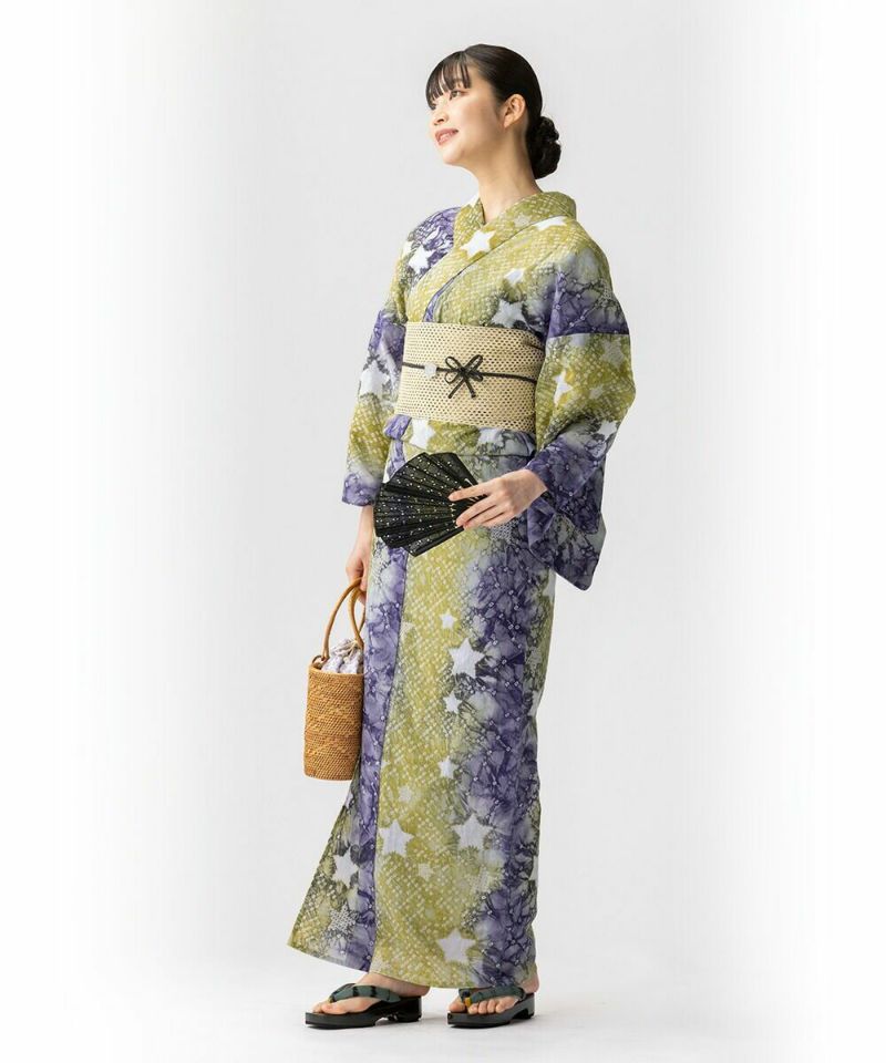 楽天市場】【フリーサイズ】浴衣 有松絞り レディース 〔全行程