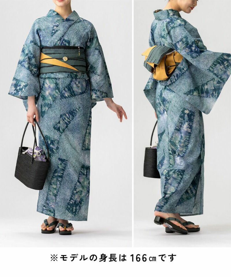 浴衣　有松絞り　身丈140 身長150㎝位の方にピッタリ 浴衣 有松絞り 身丈140 身長150㎝位の方にピッタリ