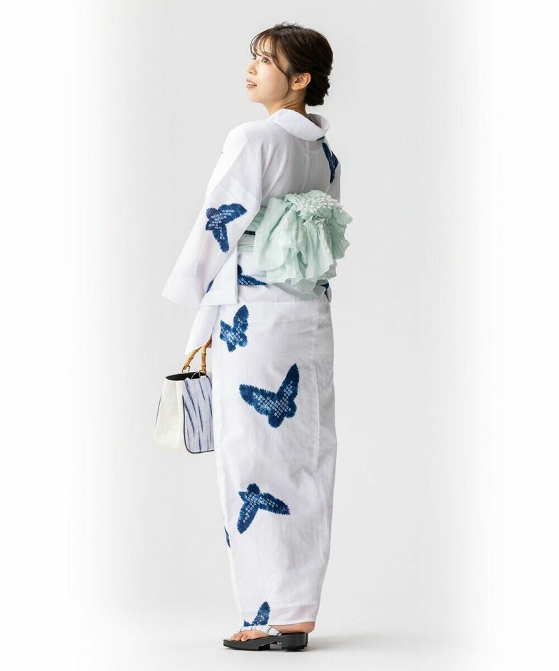 有松絞り　反物　浴衣用 浴衣 反物 絞り浴衣反物 「麻」 有松絞り 女性浴衣 絞り浴衣 綿